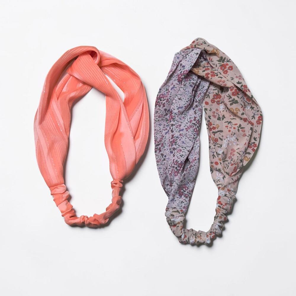 Cute Boho Bundle 2 Fabric Hair Bands Headband